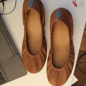 Chestnut Tieks Ballet Flats size 9